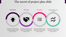 Creative Project Plan Slide Template Designs
